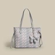 Zaraอาร์คันซอกระเป๋าผู้หญิงกระเป๋าทรงสี่เหลี่ยมมีหูหิ้วสะพายไหล่ความจุขนาดใหญ่กระเป๋าสะพายไหล่ฝรั่งเ