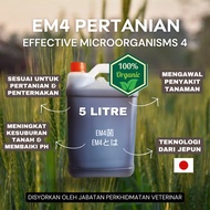 [Harga Pengenalan] EM4 Effective Microorganisms Microbes EMAS Activated Solution Baja Organic Pertan