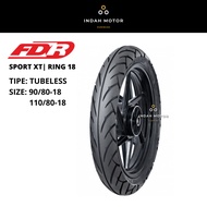 Fdr Sport XT Outer Tire | Ring 18 | Tubeless Tubeless | 110/80-18 | 90/80-18