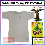 PAGODA T-SHIRT BUTANG KAIN COTTON (402) 花胸 CHUNG KAI GARUDA PAGODA ORIGINAL
