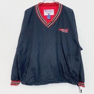 90年代Champion復古套頭夾克，黑色，L碼
