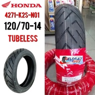 Rear Tire Honda Vario 160 120/70-14 Tire Honda k2s 120/70-14 tire Matic tubeless 120/70-14 tire ahm 