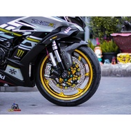 3M Authentic!! Reflective Front Disc Sticker ZX10 Z1000 R1 S1000R/RR MT10 Z800 Z900 ZX6 Z25R ER650"1