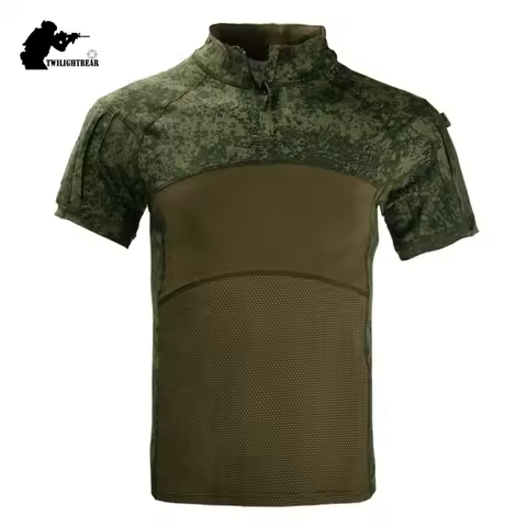 12 Colors Summer Camo Tactical T Shirts Men Short Sleeve Frog Shirt Airsoft Breathable Combat Shirt 