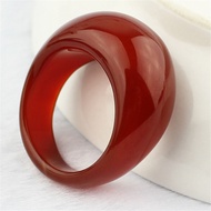 Hot selling natural hand-carve Agate and chalcedony ornaments dual purpose Ring fashion Jewelry Men Women Luck Gifts Amulet