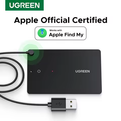 UGREEN Security SmartTrack Card Works with Apple Find My Wallet Bluetooth Tracker Phone Finder Water