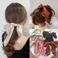 [S Trendy Match] INS Oversized Bow Cute Hand-Made Knotted Sweet Versatile Hair Tie Hair Tie Woman