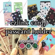 Cute PVC Ezlink/Passcard Double Card Holder | Various designs