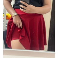 High Waist Flowy Skort with Inner Cycling Shorts for Women Zumba Tennis Skirt Pleated Running Palda 
