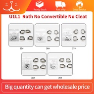 4 Pcs/Pack U1L1 Roth Molar Band With Single Tube 022 No-Convertible Buccal Tube Without Cleat