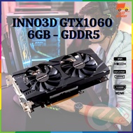 INNO3D NVIDIA GEFORCE GTX1060 6GB GDDR5 GRAPHIC CARD - USED @ TERPAKAI