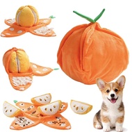 Dog Toy Orange Interactive Dog Toy For Small Dogs Squeaky Puppy Toy F5c6
