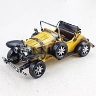 Model Tin Car Iron Art Retro Decoration Photography Classic Car Decoration Handmade Car CJ100086Prop