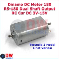 Dinamo DC Motor RS180 RS-180 180 Dual Shaft RC Car Boat 3V-15V