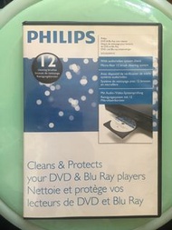全新 Philips 飛利浦 清潔和保護 DVD 和 藍光 播放器 cleans and protects your DVD &amp; blu ray players