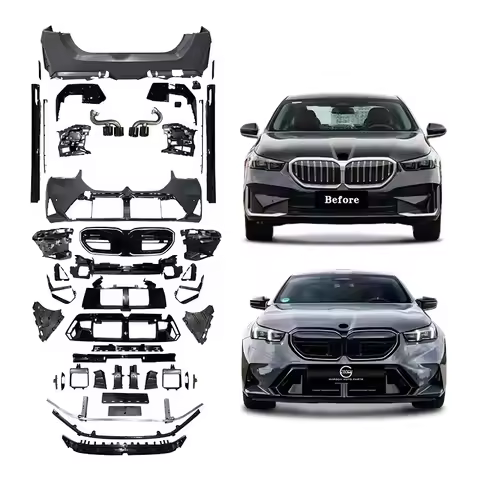 G60 M5 Body Kits for BMW 5 Series G60 G68 Upgrade to M5 Body Kit LED Car Grill Side Skirts M5 Front 