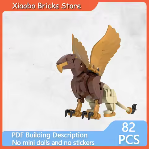 Ring Movie Castle Animal Model MOC Building Bricks Gryphon Eagle Modular Technology Gifts Holiday As