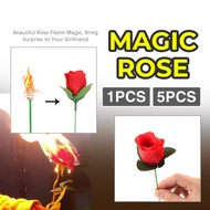 Magic Trick Flame Torch To Flower Magic Rose Trick
