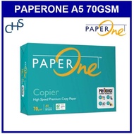 PaperOne 70gsm A5 Paper One Copier Paper 1 Ream (HALF SIZE OF A4)