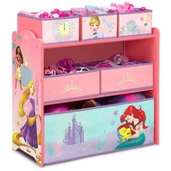 免費送貨，美國 Delta Children Disney Princess 玩具收納架