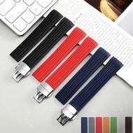 Silicone Strap Suitable for 5167Aqnaut5164 Series Arc Bracelet Male 21mm