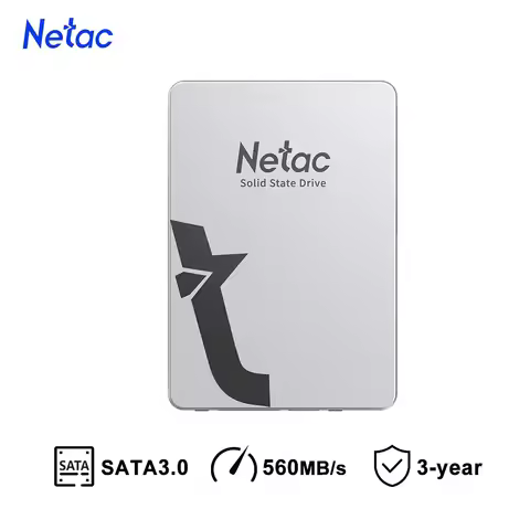 Netac SSD 1TB 2TB 4TB 128GB 256GB 512GB SSD SATA SATA3 2.5 hdd hd SSD Hard Drive Disk Internal Solid