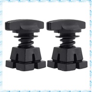 [R Q M U] 2Pcs Car Trunk Seal  Threaded Snap for     Toolbox Thumb Screws and Nut for     E46 E34 E3