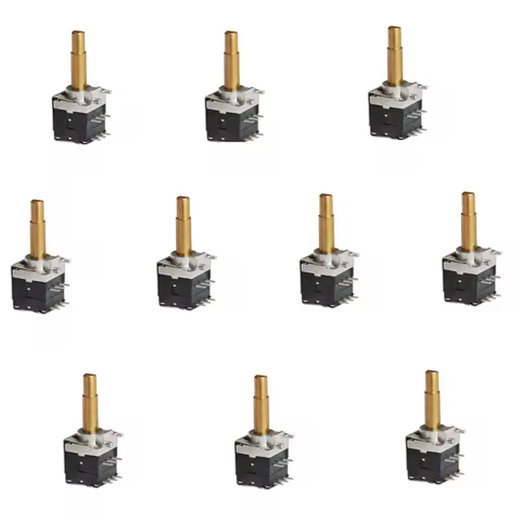 10PCS Walkie Talkie Potentiometer Channel Control Switch for GP328 GP338 GP340 GP360 HT750 HT1250 HT