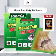 (FREE GIFT) Ezlife Perangkap Tikus Pelekat Tikus EzLife Mouse Trap Sticky Rat Boards Glue Rat Mice P