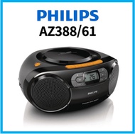 Philips AZ388/61 Radio Cassette CD Player Dynamic Bass Boost MP3-CDs, CDs and CD-R/RWs 20 track CD