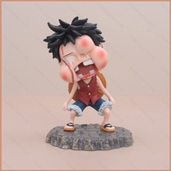 HJ4 One Piece Luffy Action Figure Beaten  Face Model Dolls Toys For Kids Home Decor Ornament Kids Gi