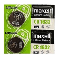 [SG] Maxell CR1632 Lithium Cell Button Battery (2 Pieces)