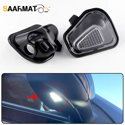 2pcs OEM#3C8945292 Under Side Mirror Light(Only Shell No Bulb) For VW Jetta EOS CC Passat Alltrack V