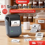 NIIMBOT B1 Bluetooth Label Printer Portable Handheld Thermal Printer Barcode QR Code Sticker Maker