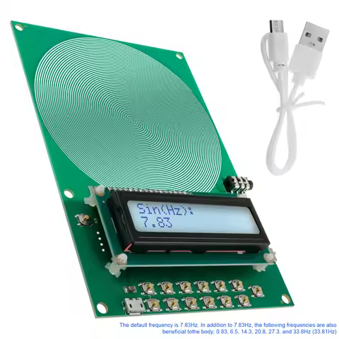 7.83Hz Schumann Waves Resonance Generator Ultralow Frequency Pulse Audio Resonator 0.01Hz to 30000Hz