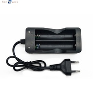 Special Offer 18650 Dual Charging Battery Charger With Cable Flashlight Dual Slot Smart Lithium Battery Charger