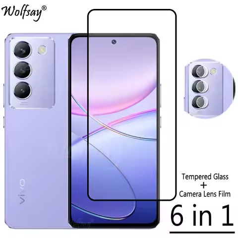 Full Cover Tempered Glass For Vivo V40 SE Screen Protector For Vivo V40 SE 5G Camera Glass For Vivo 