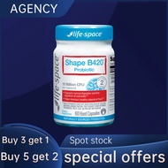 Life-Space Shape B420 Probiotic Capsules - Buy 3 Get 1 | Digestive & Weight Support
