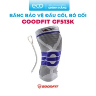 XO Genuine GoodFit GF513K silicone sports knee protector and knee brace with 4-way stretch, spring s
