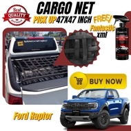 Akioki Cargo Net Pickup Truck for Ford Raptor 47x47inches HeavyDuty,Durable w/ Fantastic XML