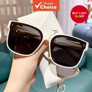 Trendy Korean Square Sunglasses Unisex UV400 Blocking Fashion Glasses
