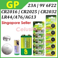【Expiry Dec 2030】✔️GP 23A CR2016 CR2025 CR2032 6F22 LR44✔️ 3V 9V 12V Alkaline Battery Car Remote Con
