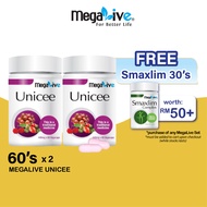 MEGALIVE Unicee 60's X 2 Vitamin C Supplement, Antioxidant Supplement VIDA Pharmacy