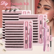 DIY 30D 40D  Set Bulu Mata Palsu DIY 30D/40D, Kapasiti Besar