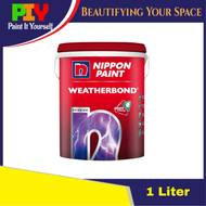 Nippon Paint Weatherbond (Colour Creation) Exterior Wall Paint  / Cat Luar Dinding Rumah 1L- 1 Liter