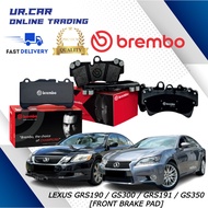 BREMBO LEXUS GRS190 / GS300 / GRS191 / GS350 BRAKE PAD FRONT (DEPAN)100% ORIGINAL BREMBO