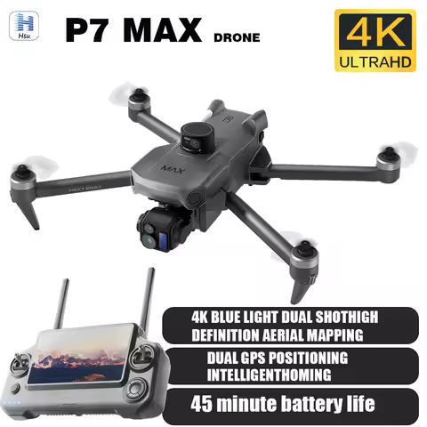 P7 MAX Professional Drone GPS With 8K Camera 3-Axis Gimbal 360 Obstacle Avoidance Touch Screen FPV B