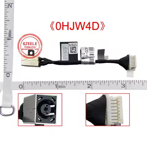 DC Power Jack cable for Dell Latitude 3420 3430 3520 3512 E3420 E3430 E3520 0HJW4D 450.0NF08.0001 P1
