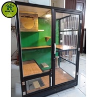 Kandang Kucing Black Green 90X60X120 Lapakistambul