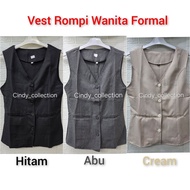 FORMAL VEST WORK VEST OFFICE VEST BLACK VEST WORK CAFE RESTO HOTEL BLACK FORMAL VEST